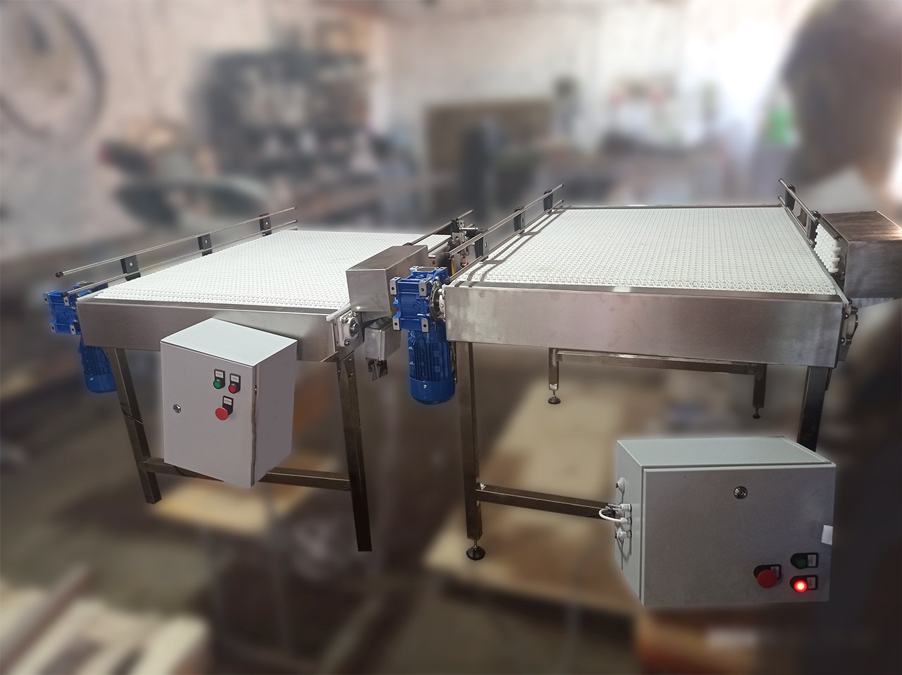 конвейер с модульной лентой